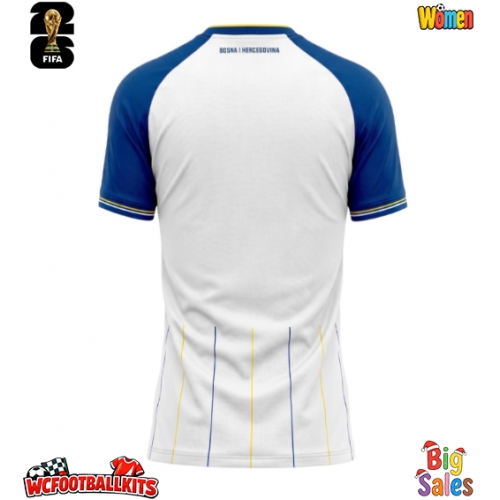 Bosnia and Herzegovina Replica Home Stadium Shirt for Women World Cup 2026 Short Sleeve